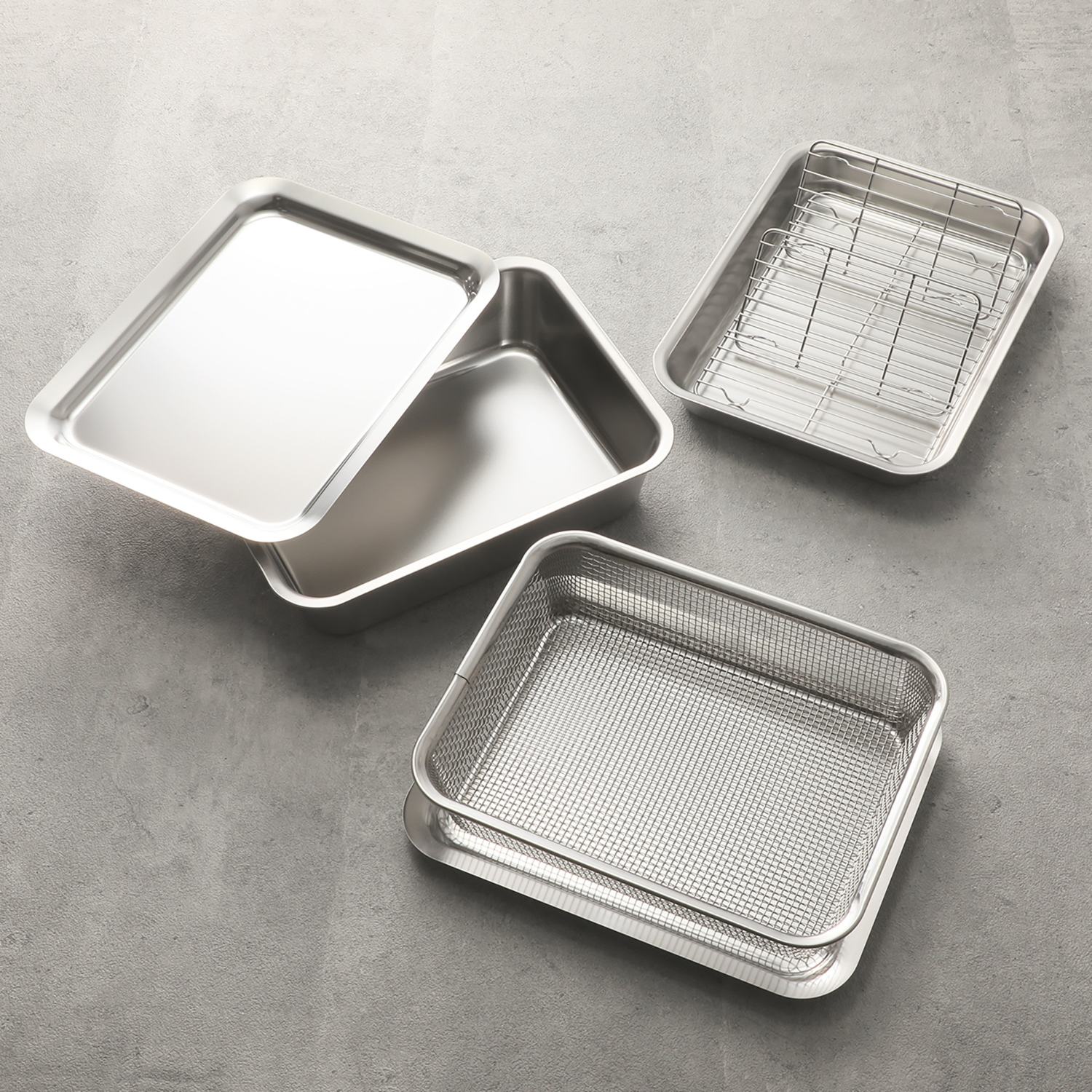 新越 調理の味方！ 便利さをとことん追求した 角ざる＆フタ付バット 8