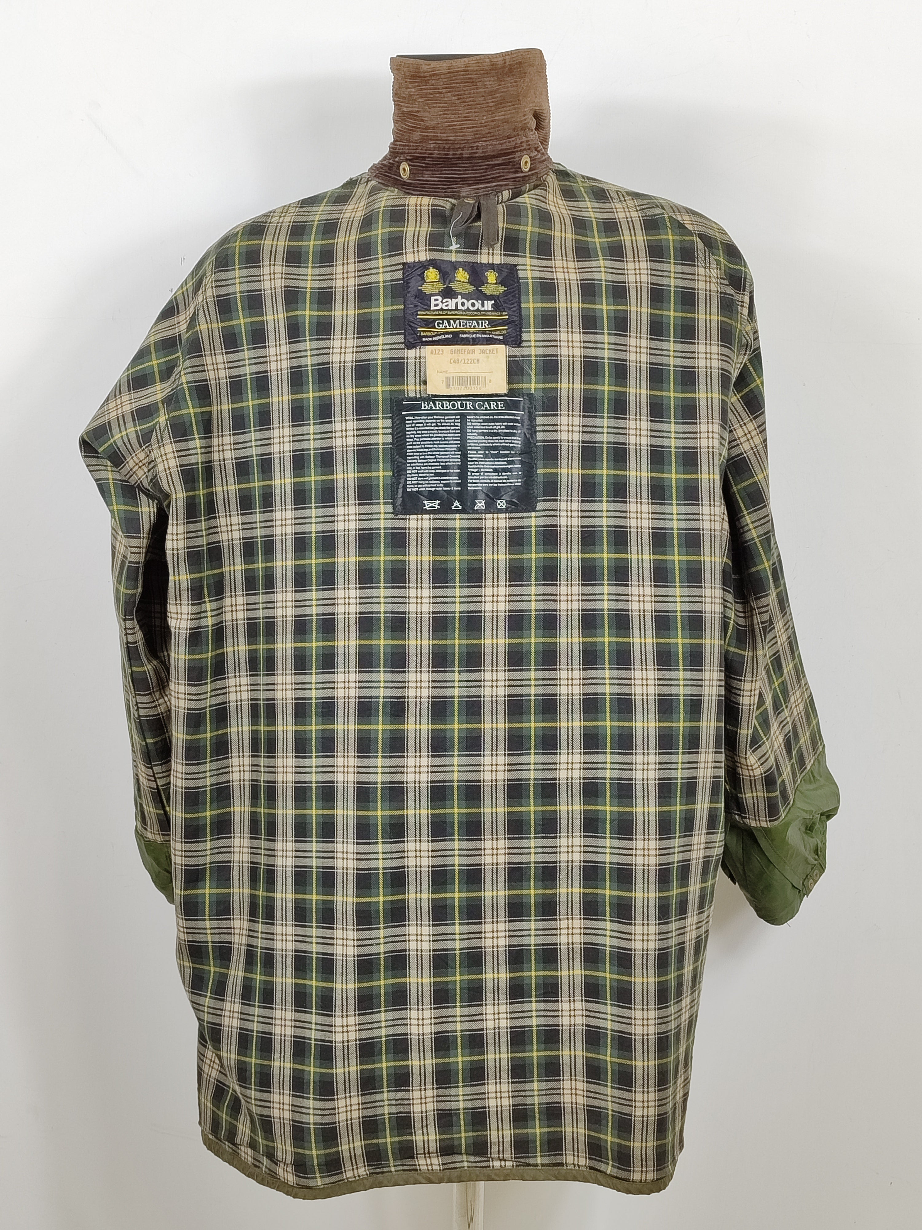 Barbour Gamefair Verde C48/122 cm Green Wax Vintage Gamefair