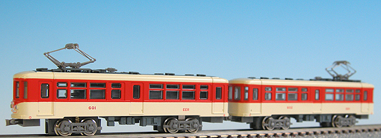 モデモ 【2両SET】 江ノ島電鉄600形「2灯型」“赤電塗装” (2輌セット)(M