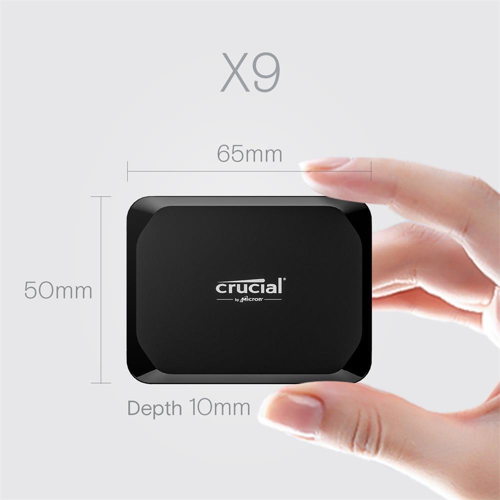 Crucial X9 1TB Black USB Type-C Portable SSD CT1000X9SSD9