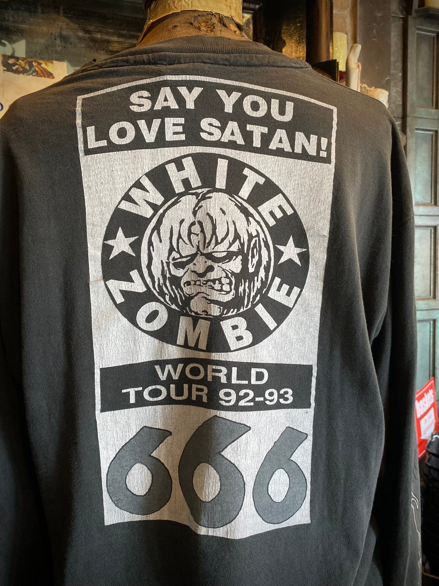 Vintage White Zombie “Say You Love Satan” '92-'93 World Tour Long