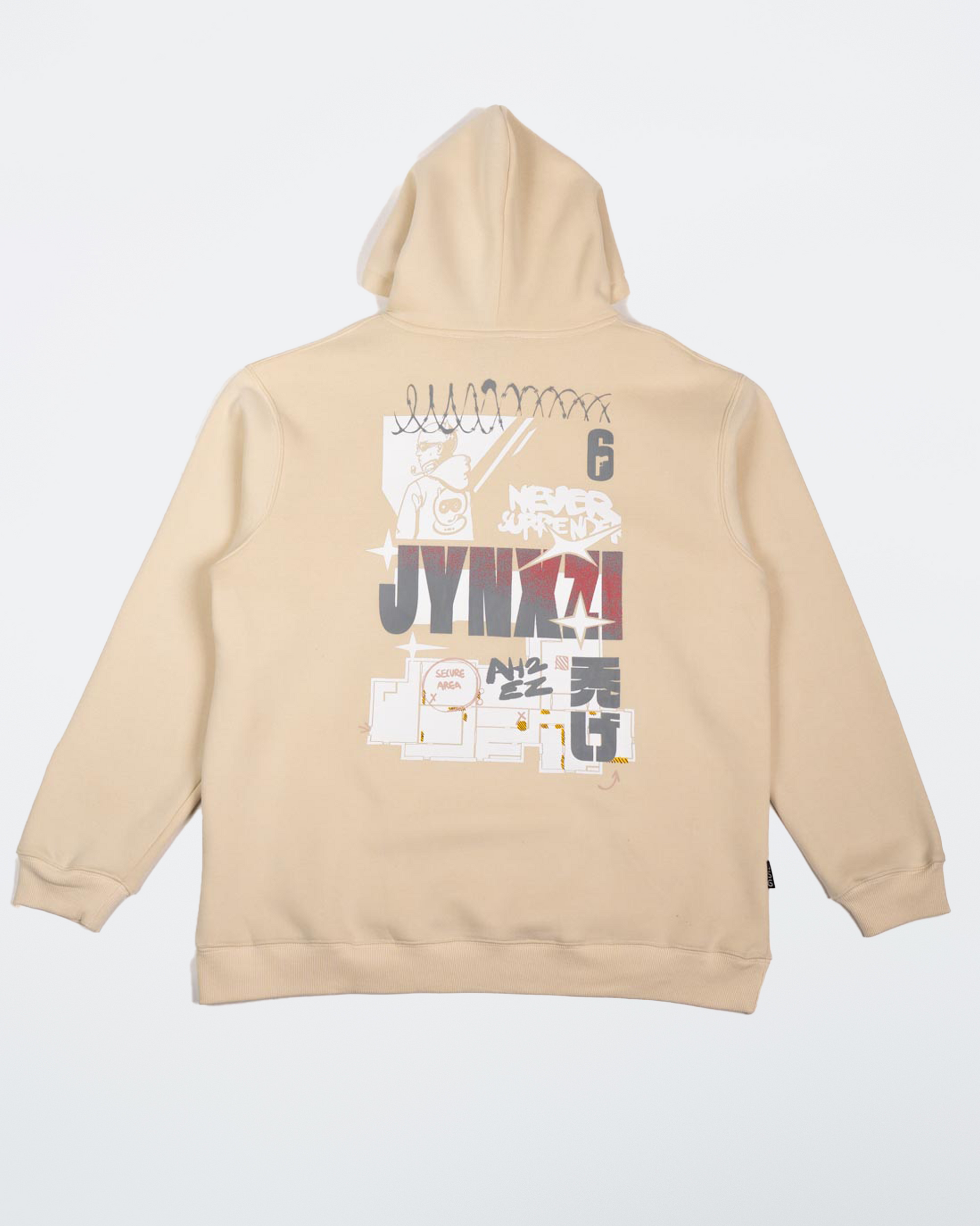 JynxzixSSGxR6 Ah 2 Ez Hoodie Cream – Spacestation Gaming