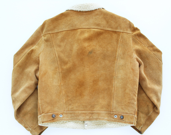 50s LEVI'Sリーバイス ショートホーン BIGE ボアライナー スエード