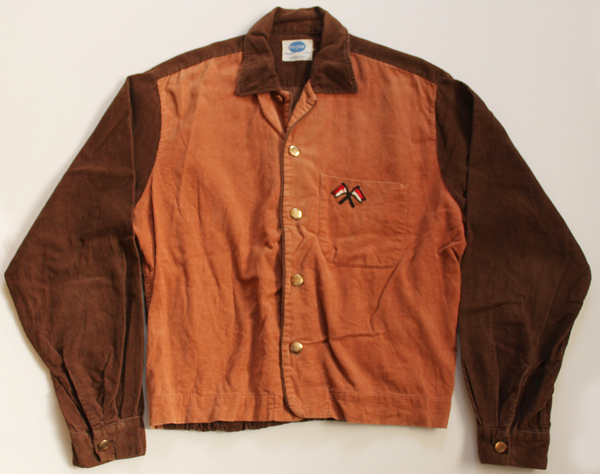 60s SEARS PILGRIMピルグリム ツートン コーデュロイシャツ M