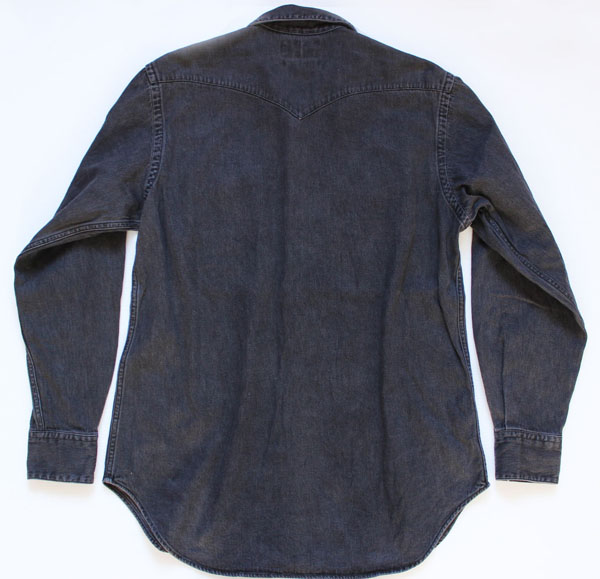 90s RRL ダブルアールエル ラルフローレン ブラックデニム ウエスタン