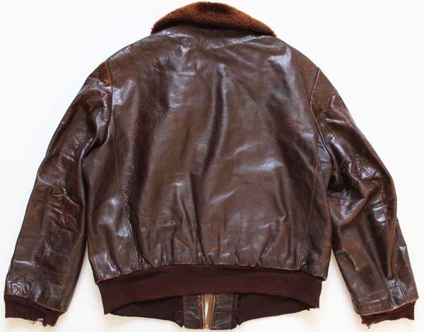 50s Seras HERCULESヘラクレス 襟ボア レザージャケット 42