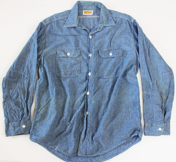 60s MONTGOMERY WARD シャンブレーシャツ - Sixpacjoe Web Shop