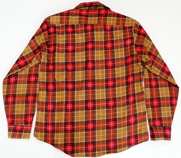 70s JCPenney プリントネルシャツ M - Sixpacjoe Web Shop