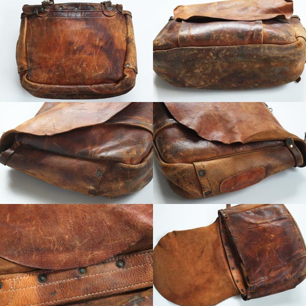 60s レザー USメールバッグ - Sixpacjoe Web Shop