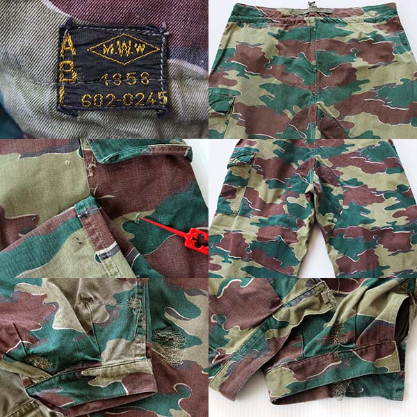 50s ベルギー軍 ジグソーカモ トラウザーズ - Sixpacjoe Web Shop