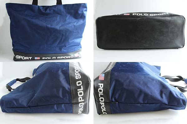 90s POLO SPORTポロ スポーツ ラルフローレン ナイロン トートバッグ