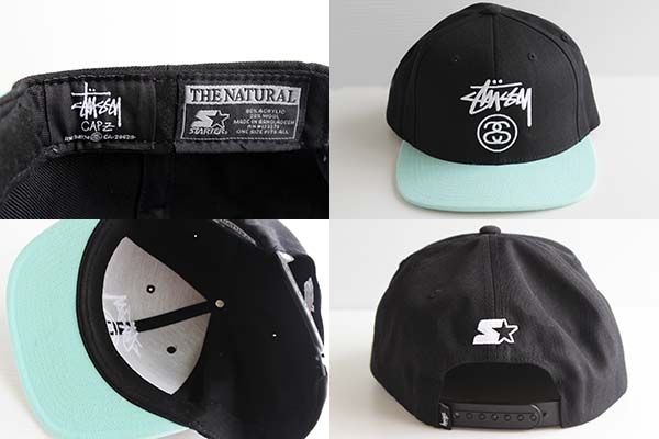STUSSYステューシー×STARTERスターター ロゴ刺繍 キャップ - Sixpacjoe