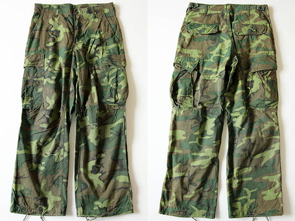 60s 米軍 U.S.ARMY ERDL グリーンリーフカモ ジャングルファティーグ