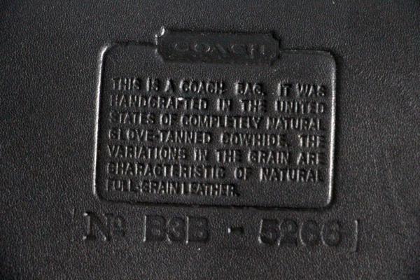 USA製 COACH オールド コーチ 2WAY レザー ブリーフケース 黒☆5266