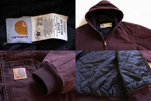80s USA製 carharttカーハート キルティングライナー ダック地