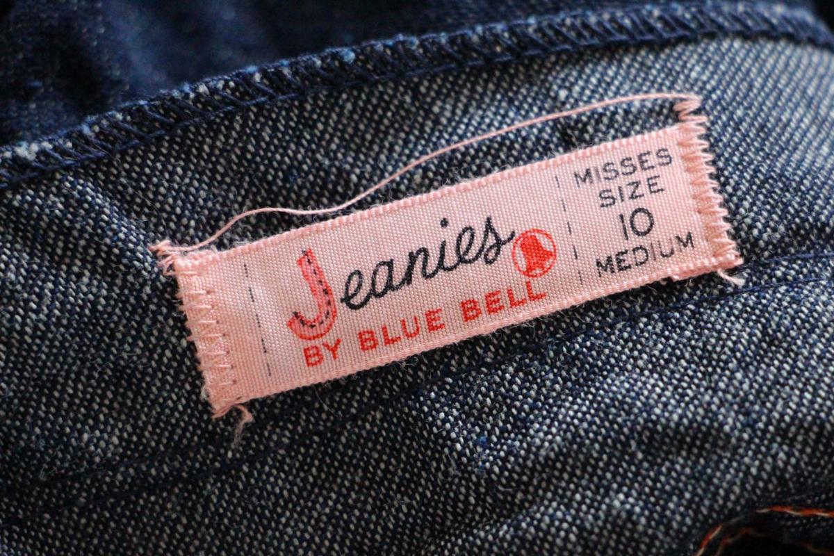 デッドストック☆50s Jeanies BLUE BELL インディゴ デニム ランチ