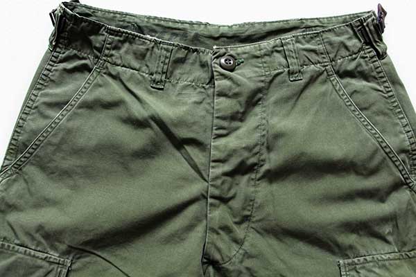60s 米軍 U.S.ARMY ジャングルファティーグパンツ 3rd ノンリップ S-S