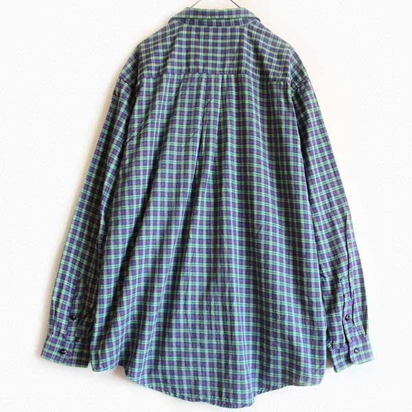 90s ポルトガル製 patagoniaパタゴニア チェック コットンシャツ XL