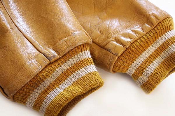 70s USA製 Pro-Line オールレザー スタジャン マスタード - Sixpacjoe