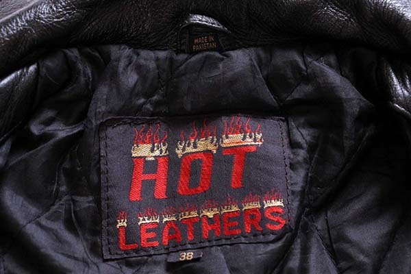 HOT LEATHERS キルティングライナー ダブルライダース レザー