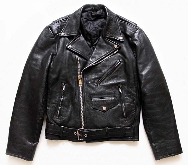 80s UNKNOWN キルティングライナー ダブルライダース レザージャケット