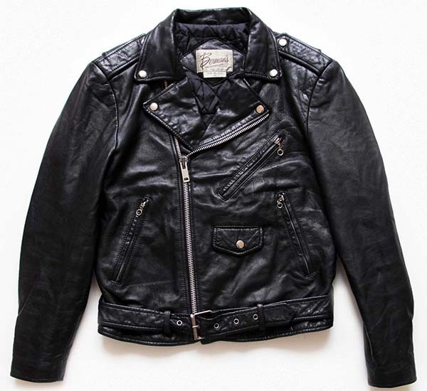 80s Berman's キルティングライナー ダブルライダース レザー