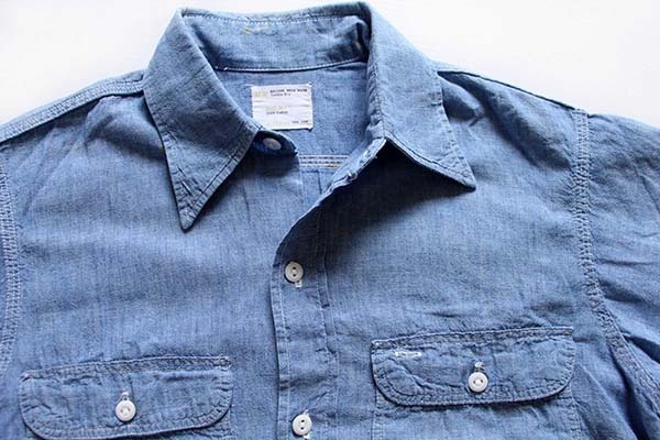 70s JCPenney BIGMACビッグマック コットン シャンブレーシャツ