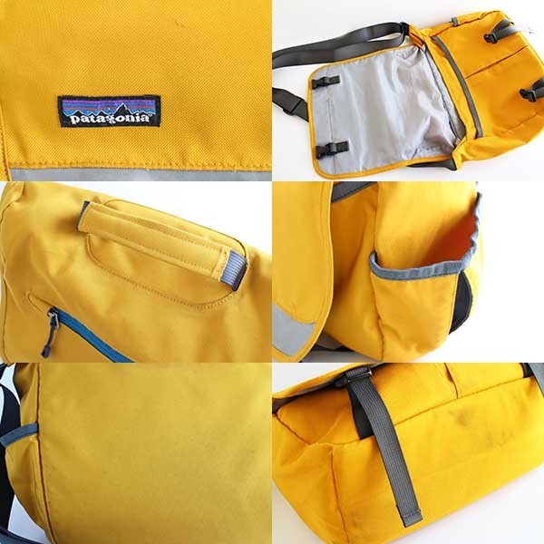 patagoniaパタゴニア ナイロン ショルダーバッグ 黄☆メッセンジャー