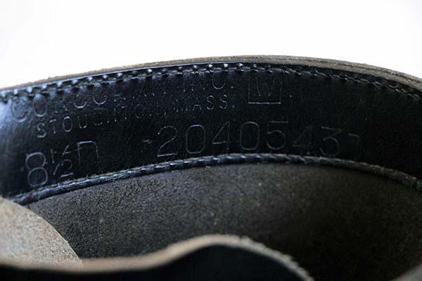 50s 米軍 Corcoranコーコラン キャップトゥ ジャンプブーツ 黒 8.5D