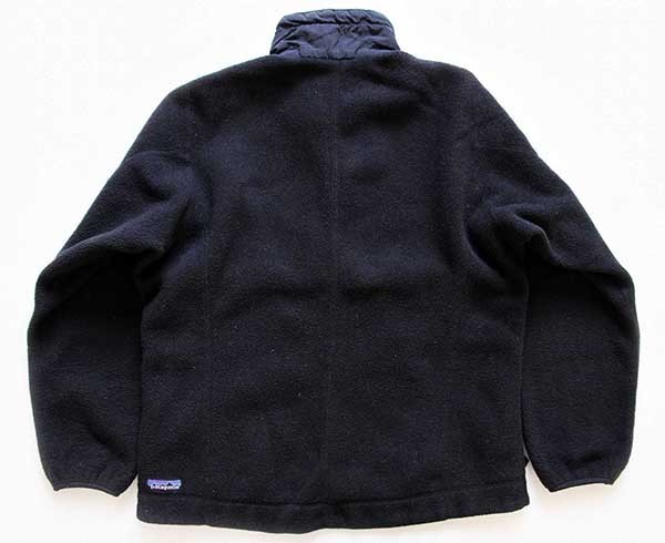 90s USA製 patagoniaパタゴニア シンチラ フリース ジャケット 黒 M
