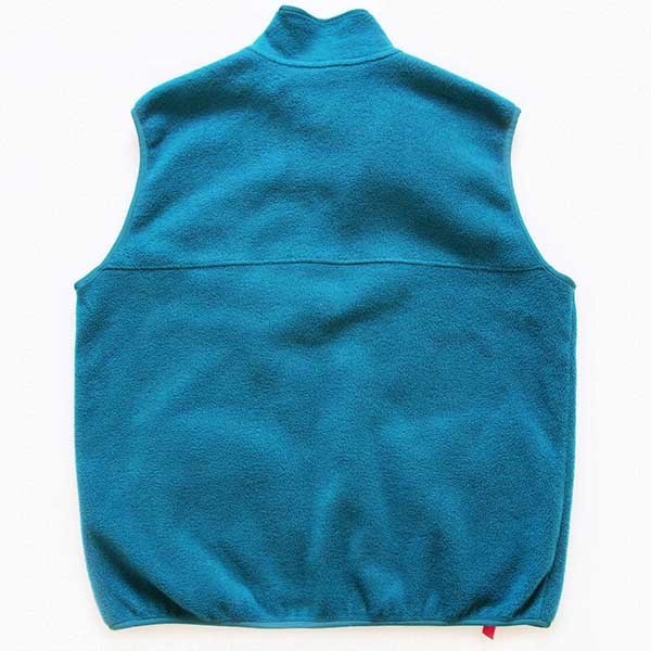 80s USA製 patagoniaパタゴニア フリースベスト 青緑 L - Sixpacjoe
