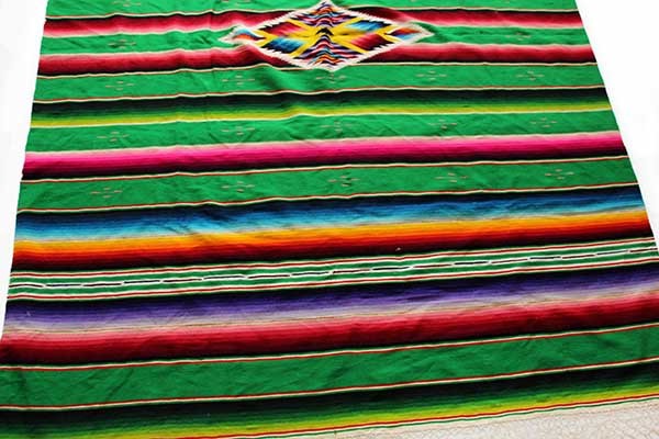 ビンテージ メキシカン ラグ サラペ 大判 - Sixpacjoe Web Shop