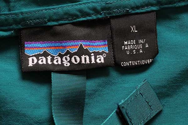 90s USA製 patagoniaパタゴニア バギーズプルオーバー ナイロン