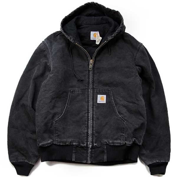 80s USA製 carharttカーハート キルティングライナー ダック地