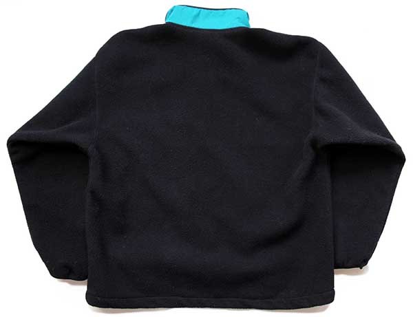 90s USA製 Columbiaコロンビア プルオーバー フリース 黒 L