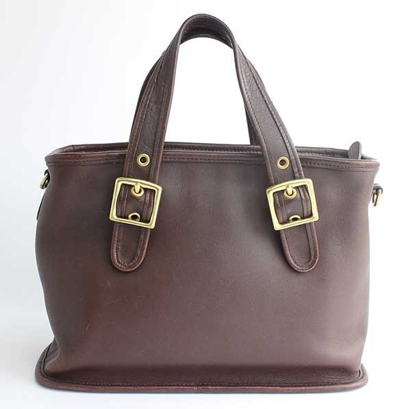 COACH オールド コーチ レザー ハンドバッグ 焦げ茶☆9063 - Sixpacjoe