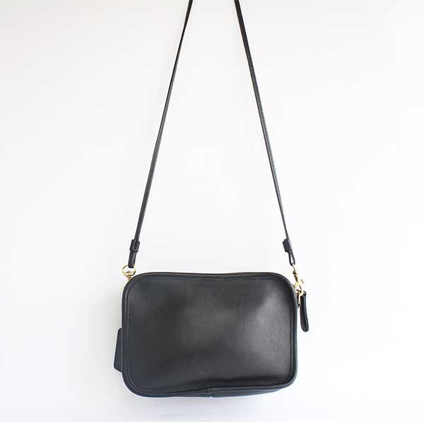 USA製 COACH オールド コーチ レザー ショルダーバッグ 黒☆9992