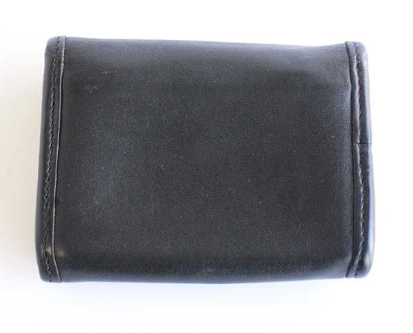 COACH オールド コーチ レザー コインケース 黒☆ウォレット