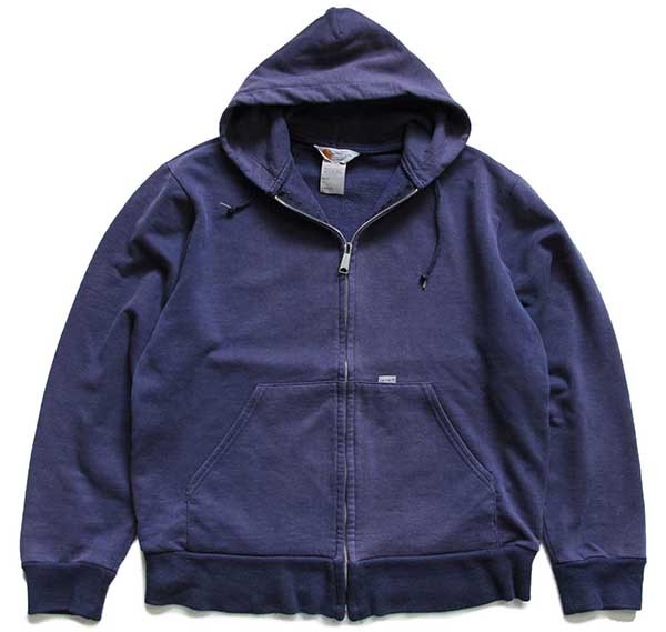 90s USA製 carharttカーハート ツートン スウェット ジップパーカー