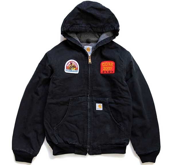 00s メキシコ製 carharttカーハート パッチ付き シェルパラインド