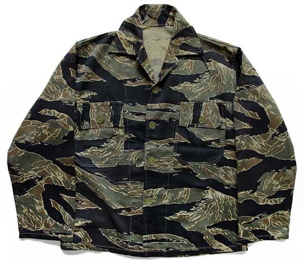 60s ベトナム タイガーカモ コットンジャケット - Sixpacjoe Web Shop