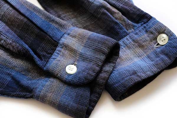 60s PENNEY'S TOWNCRAFT オンブレチェック レーヨン オープンカラー