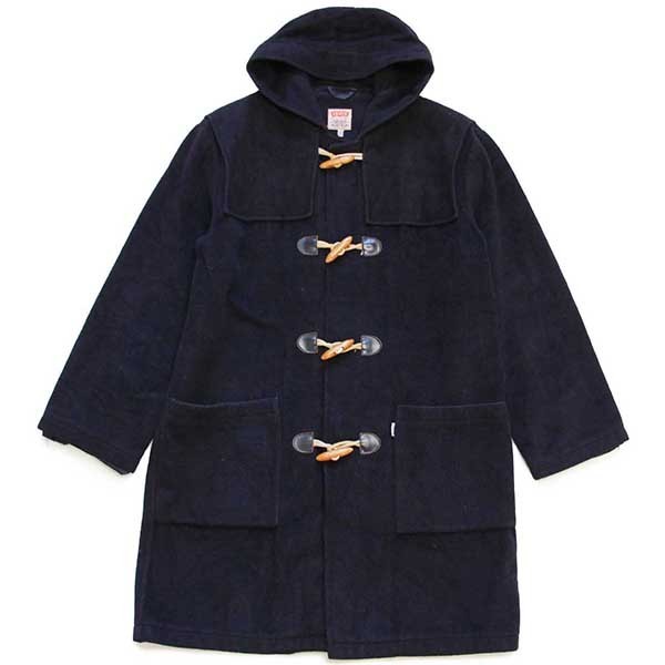 ✨23区 大きめサイズ44 ウールダッフルコート イタリア製 15号 紺 ✨23