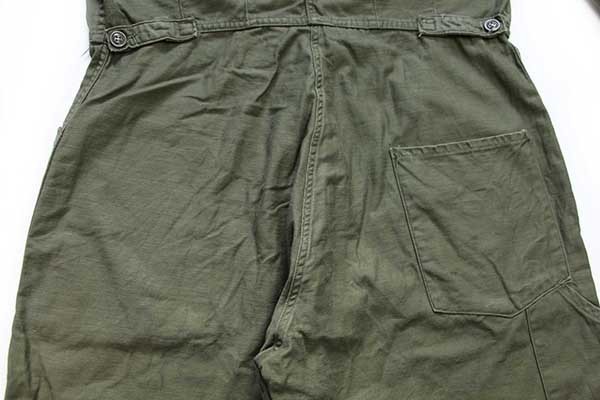 80s 米軍 U.S.ARMY コットンサテン カバーオール オールインワン