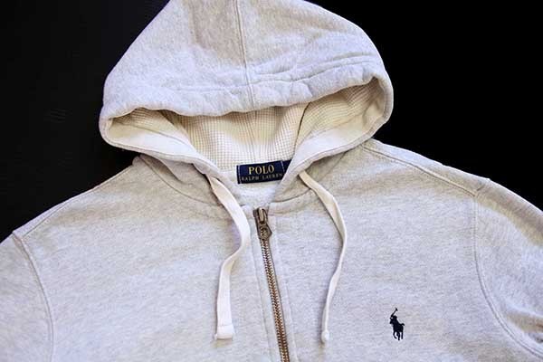 ポロ ラルフローレン ワンポイント フード裏サーマル スウェット