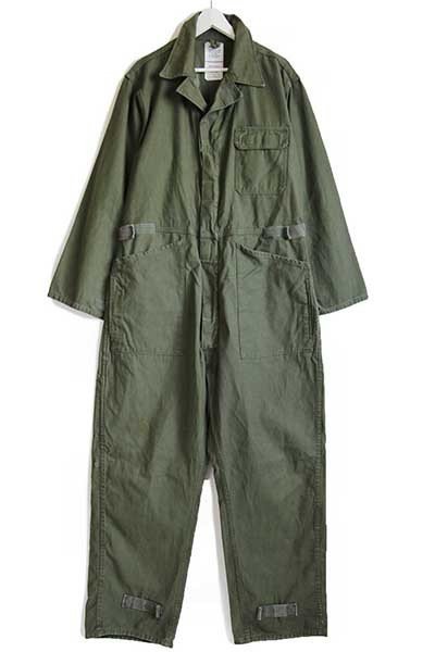 90s 米軍 U.S.ARMY コットンサテン カバーオール オールインワン