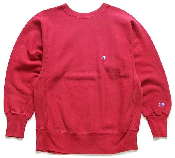 90s USA製 Championチャンピオン 青目 ワンポイント リバースウィーブ