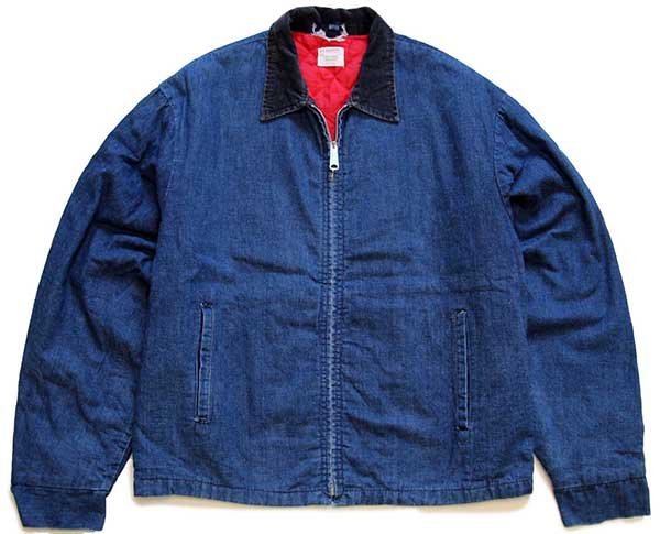 70s JCPenney BIGMACビッグマック キルティングライナー デニム ワーク