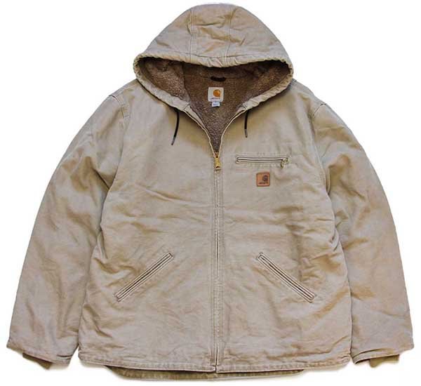 メキシコ製 carharttカーハート シェルパラインド サンドストーン
