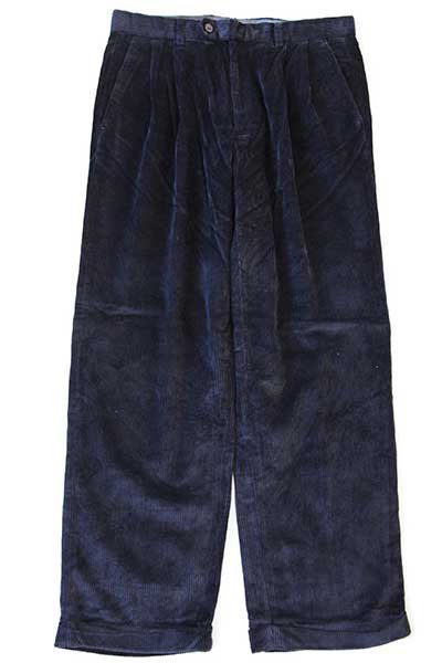 LAUREN ラルフローレン ツータック コットン 太畝 コーデュロイパンツ
